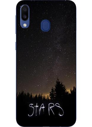 Силіконовий чохол бампер для samsung galaxy a20 2019 a205f з картинкою зірки