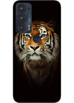 Силіконовий чохол epik для motorola edge 20 з картинкою тигр