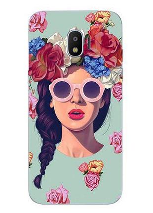 Оригинальный tpu чехол с картинкой для samsung j2 2018 galaxy j250 девушка