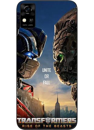 Силіконовий чохол epik для zte blade a31 з картинкою трансформери зверобати