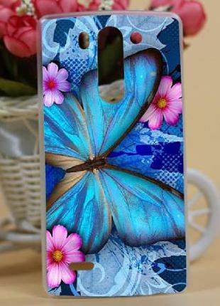 Яркие оригинальные чехлы для lg g3s optimus g3mini d722 d725 с картинкой бабочка