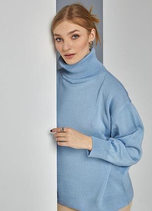 Кашеміровий светр водолазка pure cashmere 100% кашемір