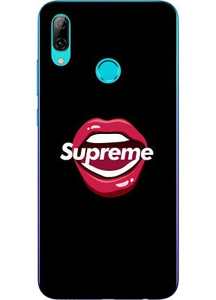 Силіконовий чохол бампер для xiaomi mi play з картинкою губи supreme