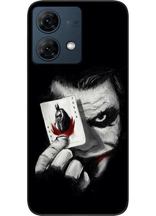 Силиконовый чехол epik для motorola moto g84 с картинкой джокер с картой