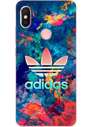 Оригінальний чохол накладка для xiaomi redmi s2 з картинкою adidas 2