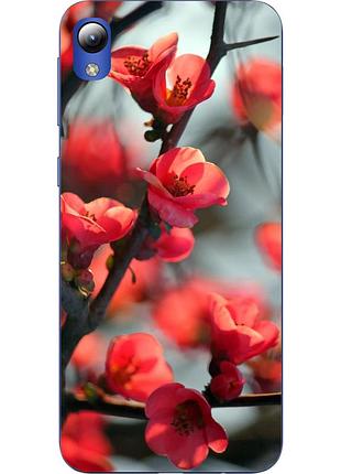 Чехол силиконовый для zte blade l8 с картинкой сакура