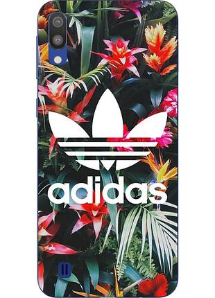 Силиконовый чехол с рисунком для samsung galaxy m10 / a10 adidas
