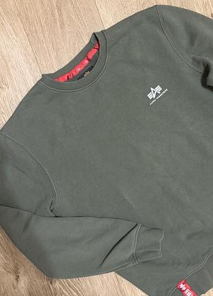 Світшот alpha industries basic sweater small logo 4