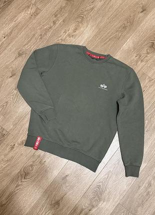 Світшот alpha industries basic sweater small logo 3