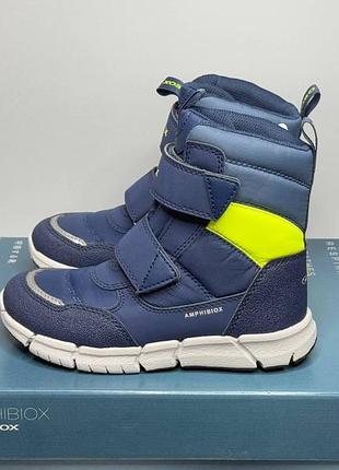 Дитячі зимові черевики geox flexyper 32,33,35 р чоботи хлопчику