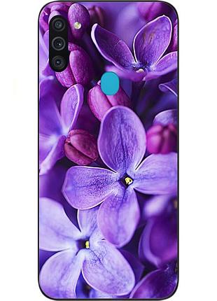 Чохол силіконовий для samsung m11 galaxy m115f з картинкою бузок