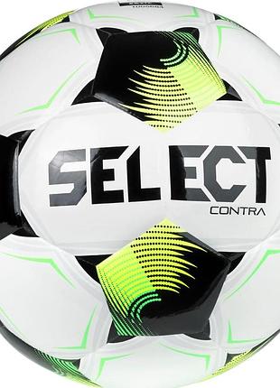Мяч футбольный select fb contra v26 белый, черный 5
