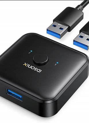 Селектор переключателей idsonix usb 3.0, переключатель usb (2 в 1)