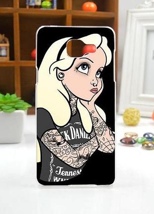 Силиконовый чехол бампер для samsung galaxy j5 prime g570 с картинкой золушка