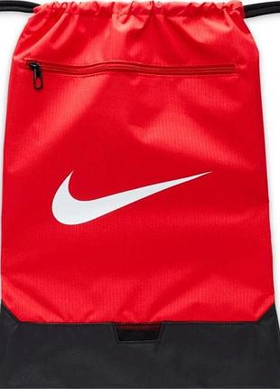 Рюкзак-мешок nike nk brsla drawstrng - 9.5 18l красный 33 х 51 х 5 см (dm3978-657)