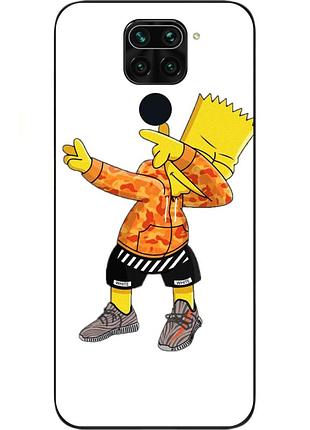 Силіконовий чохол з малюнком для xiaomi redmi note 9 барт сімпсон