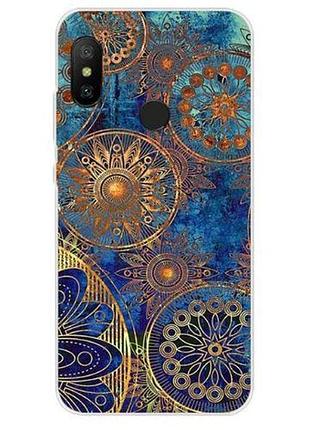 Чохол бампер з картинкою (силікон) для xiaomi mi a2 / mi 6x кола вінтаж