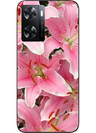 Силиконовый чехол epik для oneplus nord n20 se с картинкой лилии