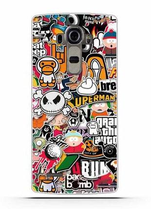 Яркие оригинальные чехлы для lg g4 h818 с картинкой чудики