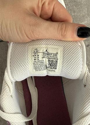 Air jordan 1 low se gs 'light bordeaux' 5