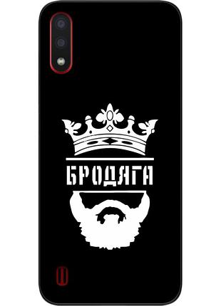 Силіконовий чохол для samsung a01 galaxy a015f з картинкою бродяга