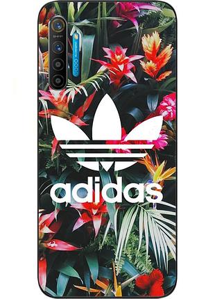 Силіконовий чохол для realme x2 з картинкою adidas