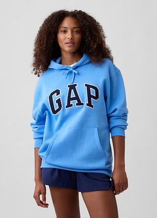 Худи на флисе gap с логотипом 4