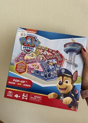 Настільна гра щенячий патруль paw patrol 4+