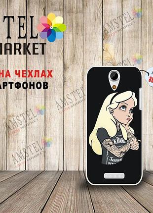 Эксклюзивный чехол накладка для doogee y100x с картинкой золушка