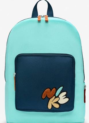 Рюкзак nike y nk classic bkpk - bubble 16l бирюзовый, темно-синий дет 38x28x13 см