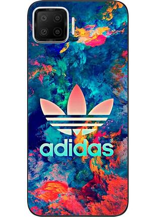 Силиконовый чехол для oppo a73 с картинкой adidas