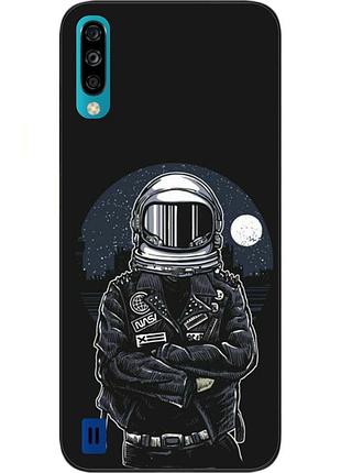 Чехол силиконовый для zte blade a7 2020 с картинкой космонавт