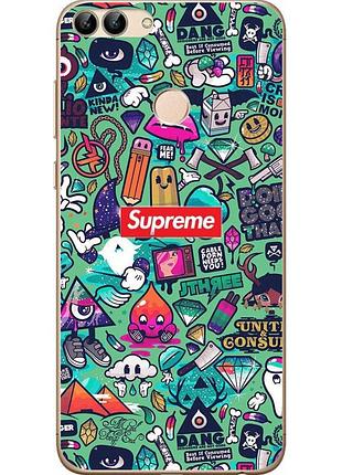 Силіконовий чохол з малюнком для huawei p smart креатив supreme