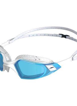 Очки для плавания speedo aquapulse pro gog au белый, синий уни osfm
