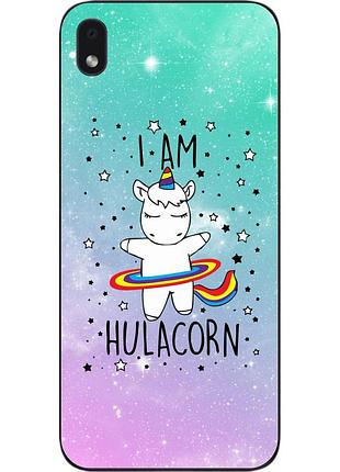Силиконовый чехол для samsung galaxy a01 core a013f с картинкой единорог