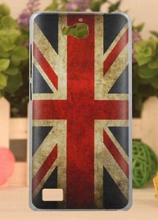 Чехол-накладка для huawei honor 3c с картинкой флаг