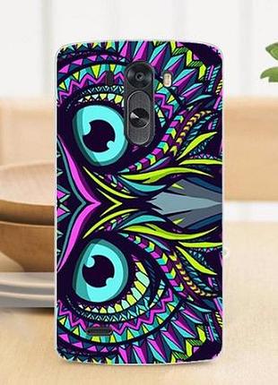 Оригинальный чехол бампер для lg g3 optimus d855 d857 с рисунком зентангл-сова