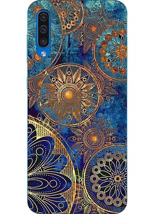 Бампер силіконовий чохол для samsung galaxy a50 2019 a505f з картинкою кола вінтаж