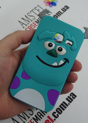 Об'ємний 3d силіконовий чохол для samsung galaxy j105 j1 mini салліван