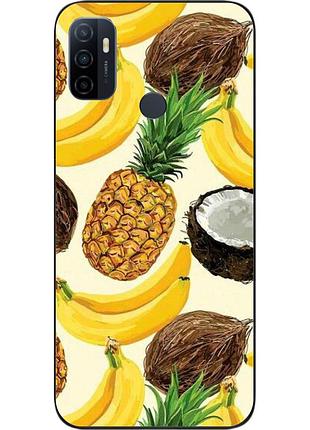 Силіконовий чохол бампер для oppo a53 з картинкою фрукти