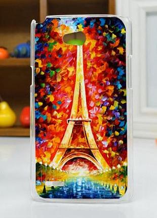 Яркие оригинальные чехлы для lg l80 d380 с картинкой башня красками