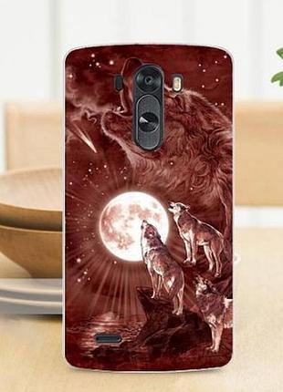 Чехол-накладка для lg g3 optimus d855 d857 с рисунком девочка 6