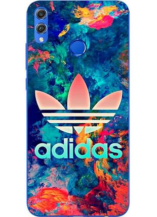 Оригінальний чохол накладка для huawei honor 8x з картинкою adidas 2