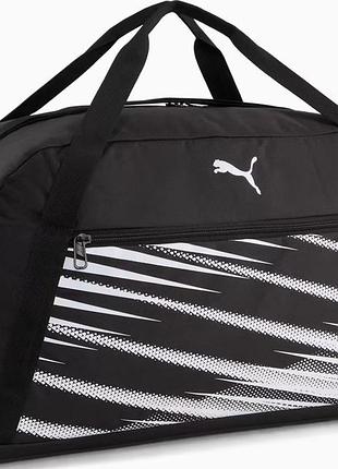 Сумка puma attacanto sports bag m 41l чорний 55 х 28 x 27 см (091630-01)