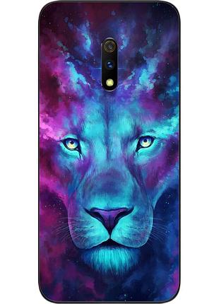 Силиконовый чехол для realme x с картинкой космолев
