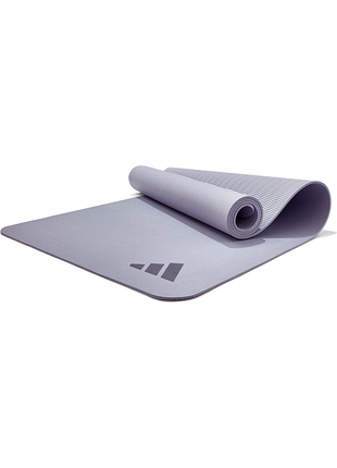 Коврик для йоги adidas premium yoga mat серый 176 х 61 х 0,5 см (adyg-10300sv)