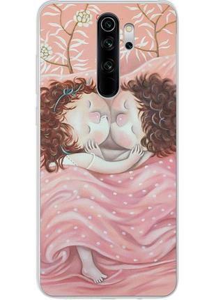 Бампер силіконовий чохол для xiaomi redmi note 8 pro з картинкою щастя