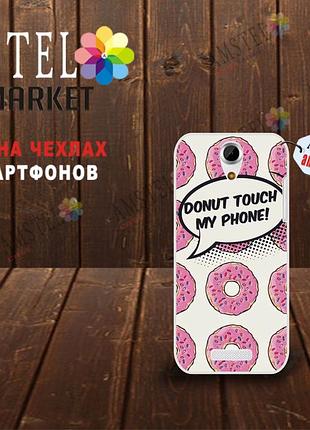 Оригинальный бампер с принтом для doogee y100x пончики