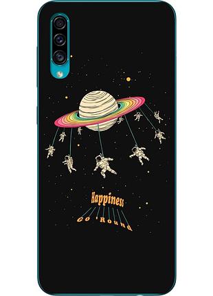 Силіконовий чохол бампер для samsung a30s galaxy a307f з картинкою карусель