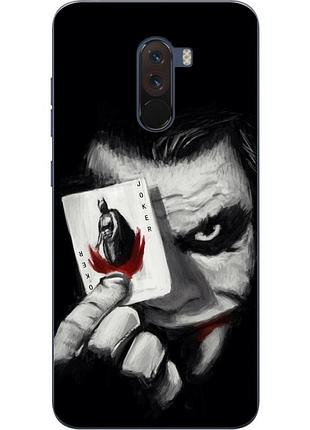Силиконовый чехол с рисунком для xiaomi pocophone f1 джокер с картой